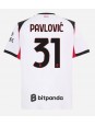 AC Milan Strahinja Pavlovic #31 Auswärtstrikot 2025-26 Kurzarm AC Milan Strahinja Pavlovic #31 Auswärtstrikot 2025-26 Kurzarm